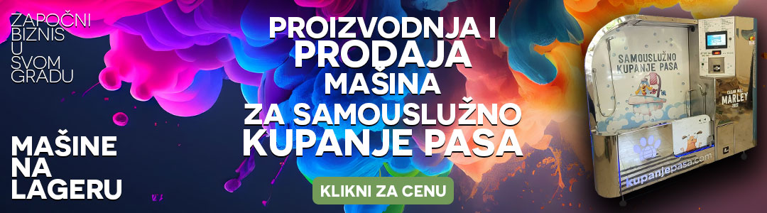 Prodaja mašina za samouslužno kupanje pasa