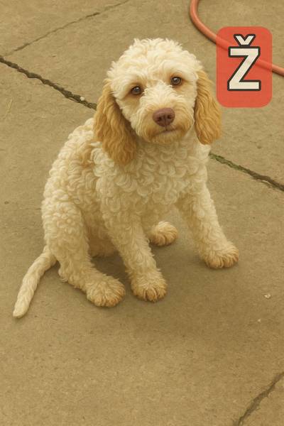 Lagoto Romanjolo -dostupna ženkica